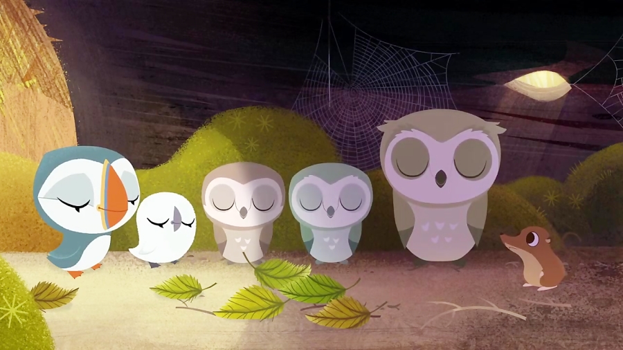 انیمیشن صخره پافین ها Puffin Rock - فصل 1 قسمت 13 ( 37 تا 39 آخر )